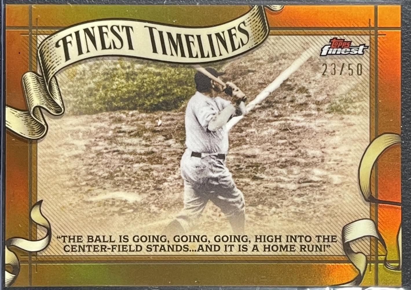 Babe Ruth [Gold Refractor] #FT-20