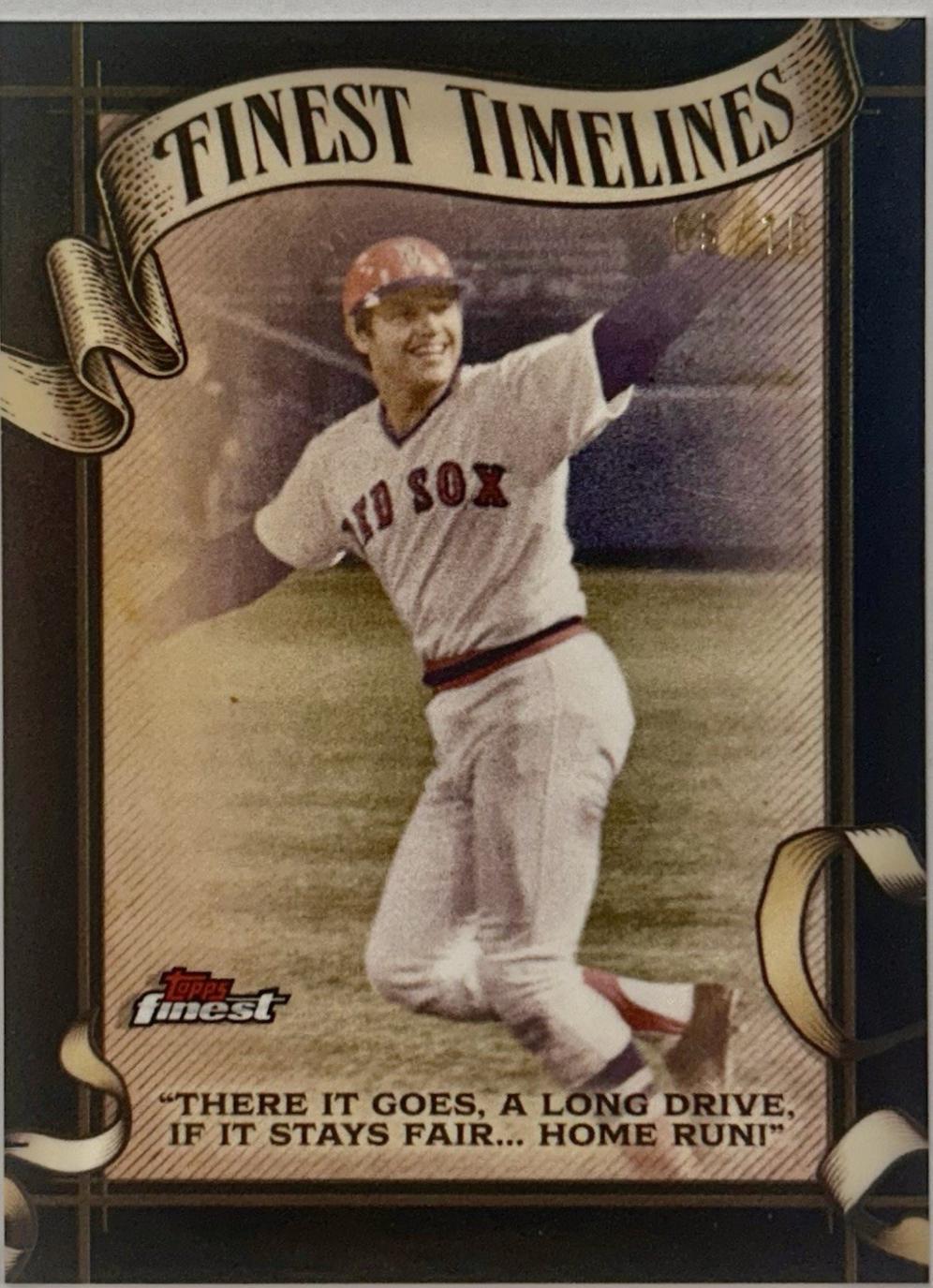 Carlton Fisk [Black Refractor] #FT-17