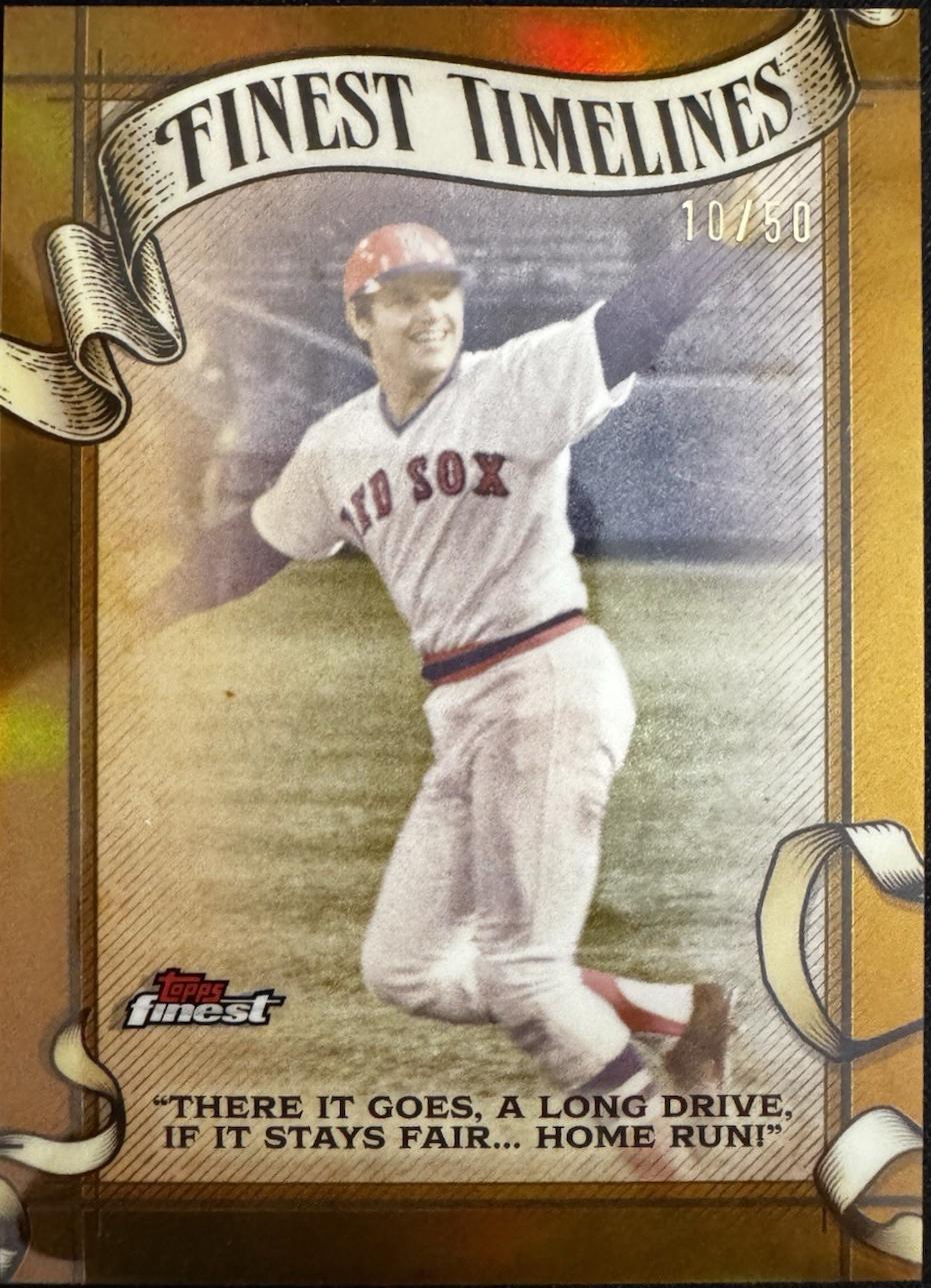 Carlton Fisk [Gold Refractor] #FT-17