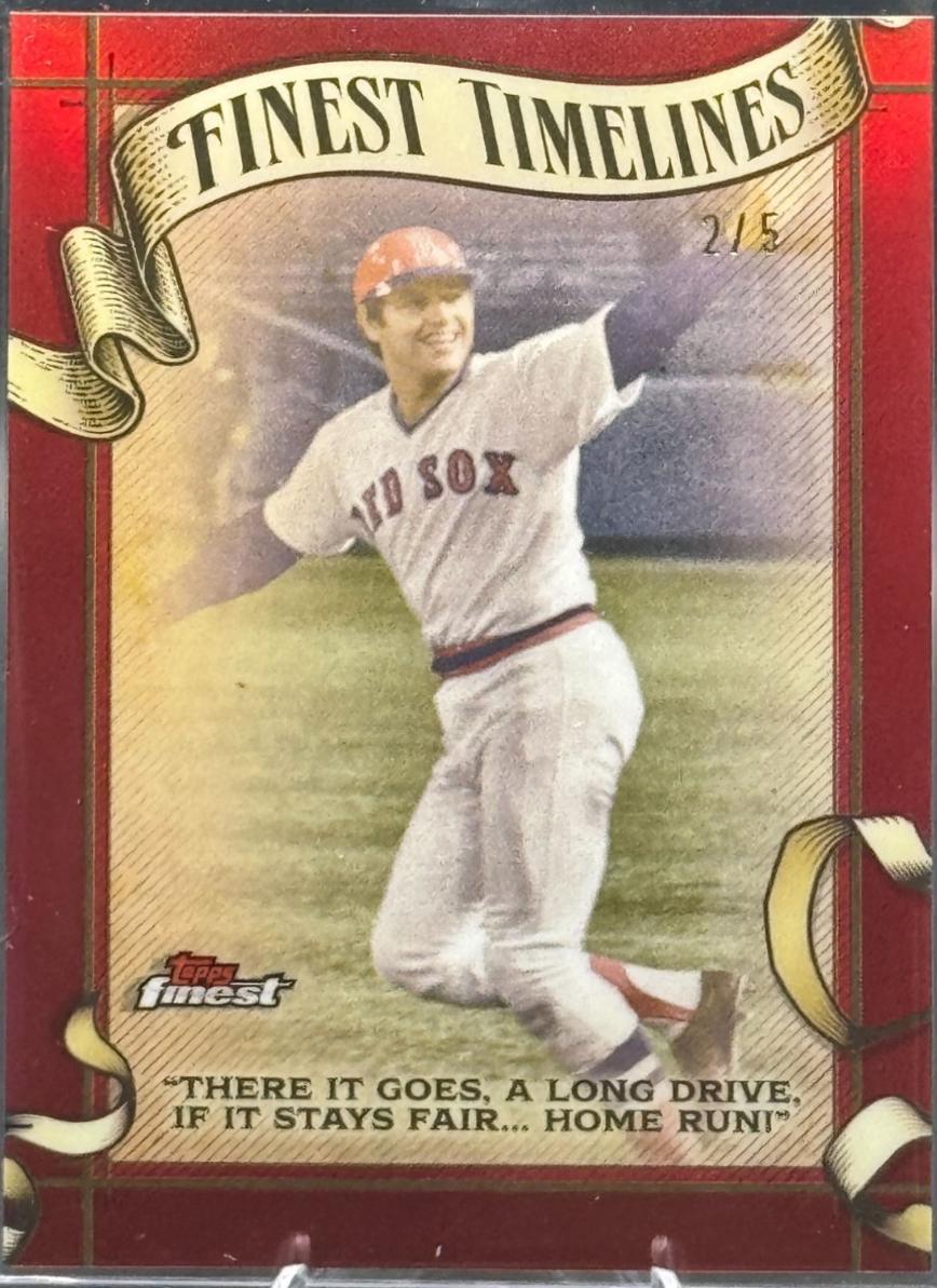 Carlton Fisk [Red Refractor] #FT-17