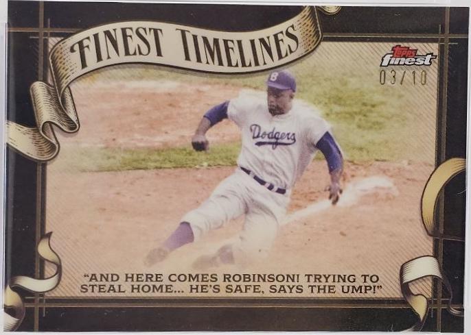 Jackie Robinson [Black Refractor] #FT-18