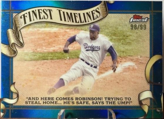 Jackie Robinson [Blue Refractor] #FT-18