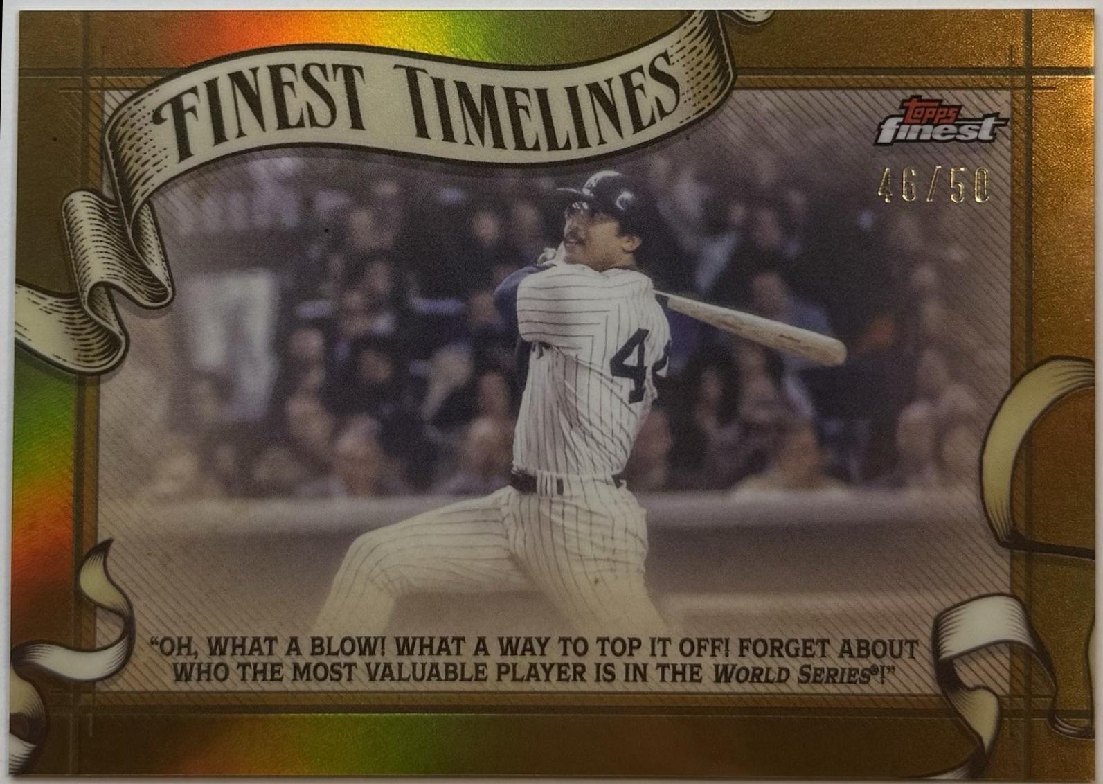 Reggie Jackson [Gold Refractor] #FT-15