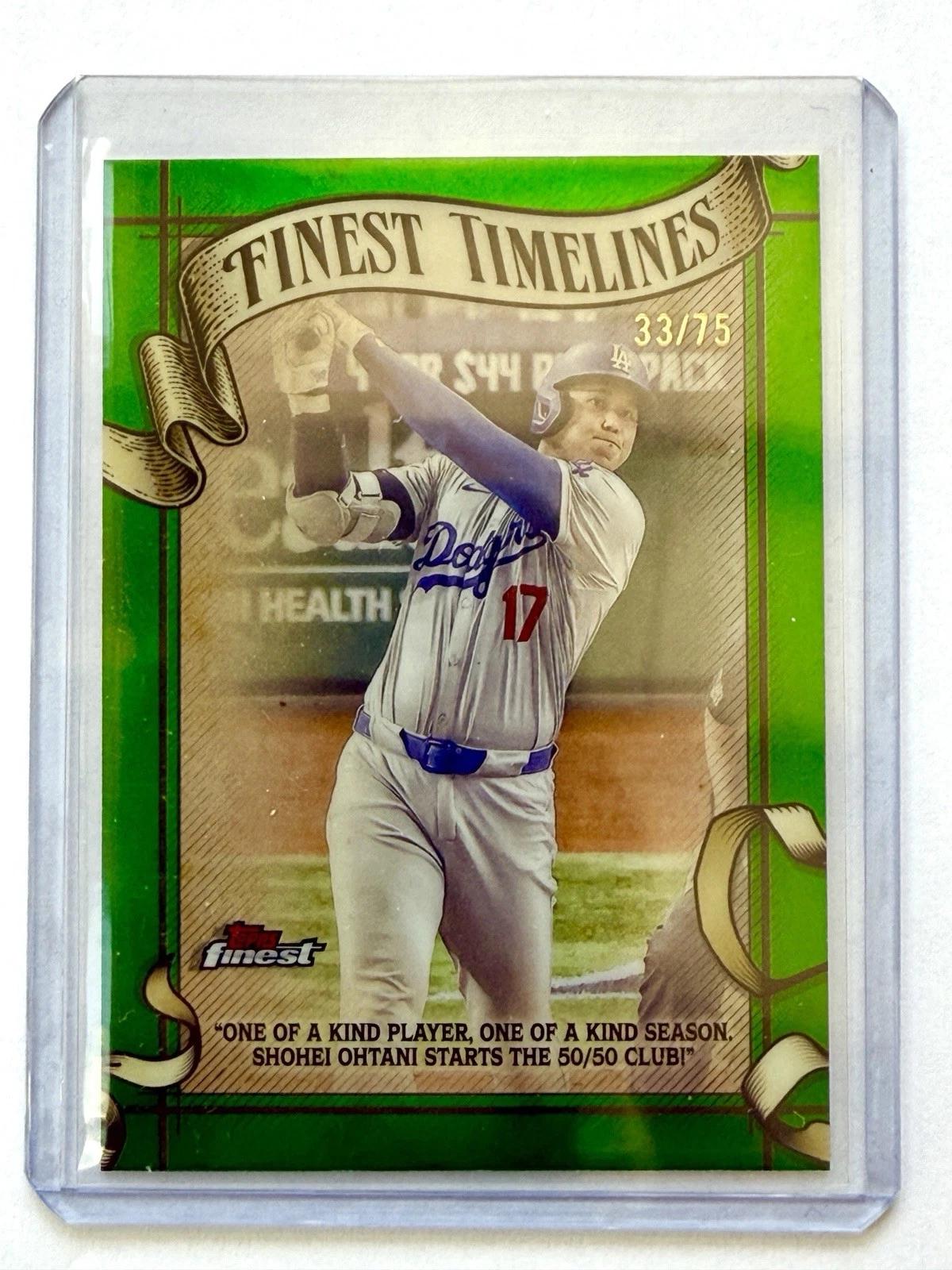 Shohei Ohtani [Green Refractor] #FT-12