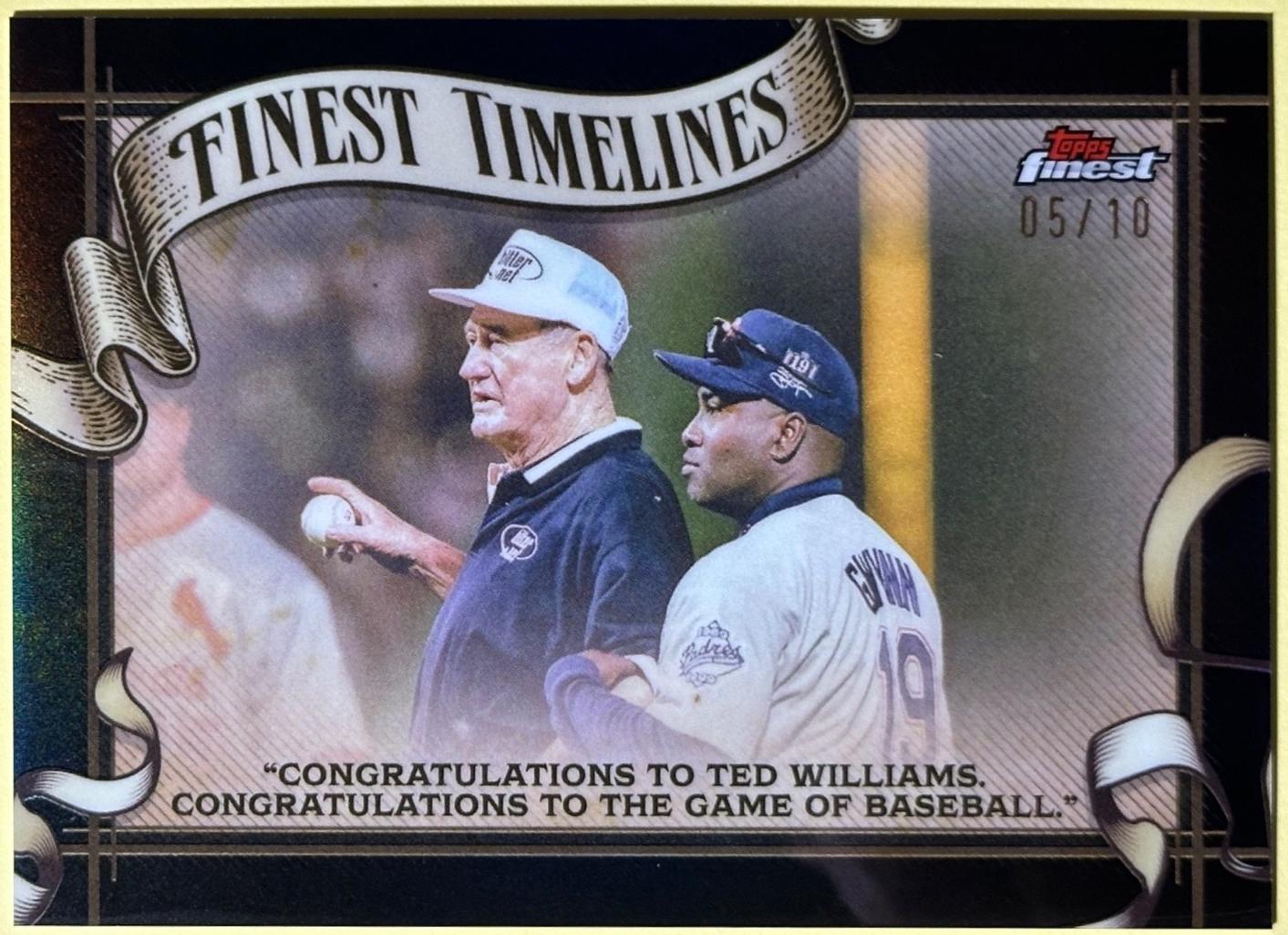 Ted Williams [Black Refractor] #FT-19