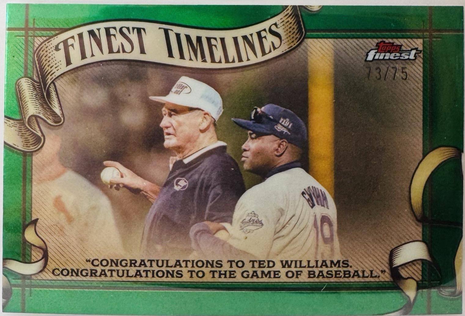 Ted Williams [Green Refractor] #FT-19