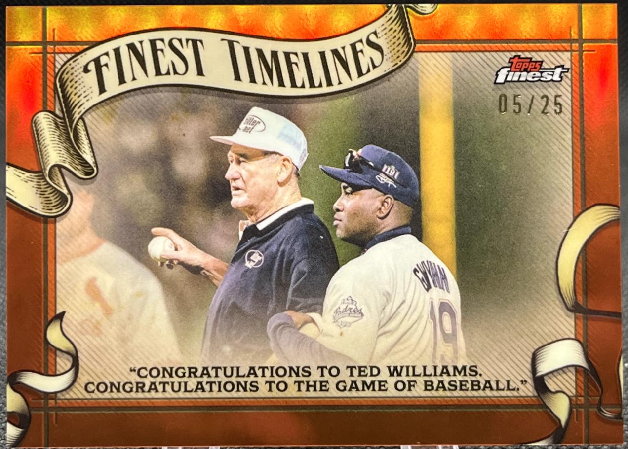Ted Williams [Orange Refractor] #FT-19