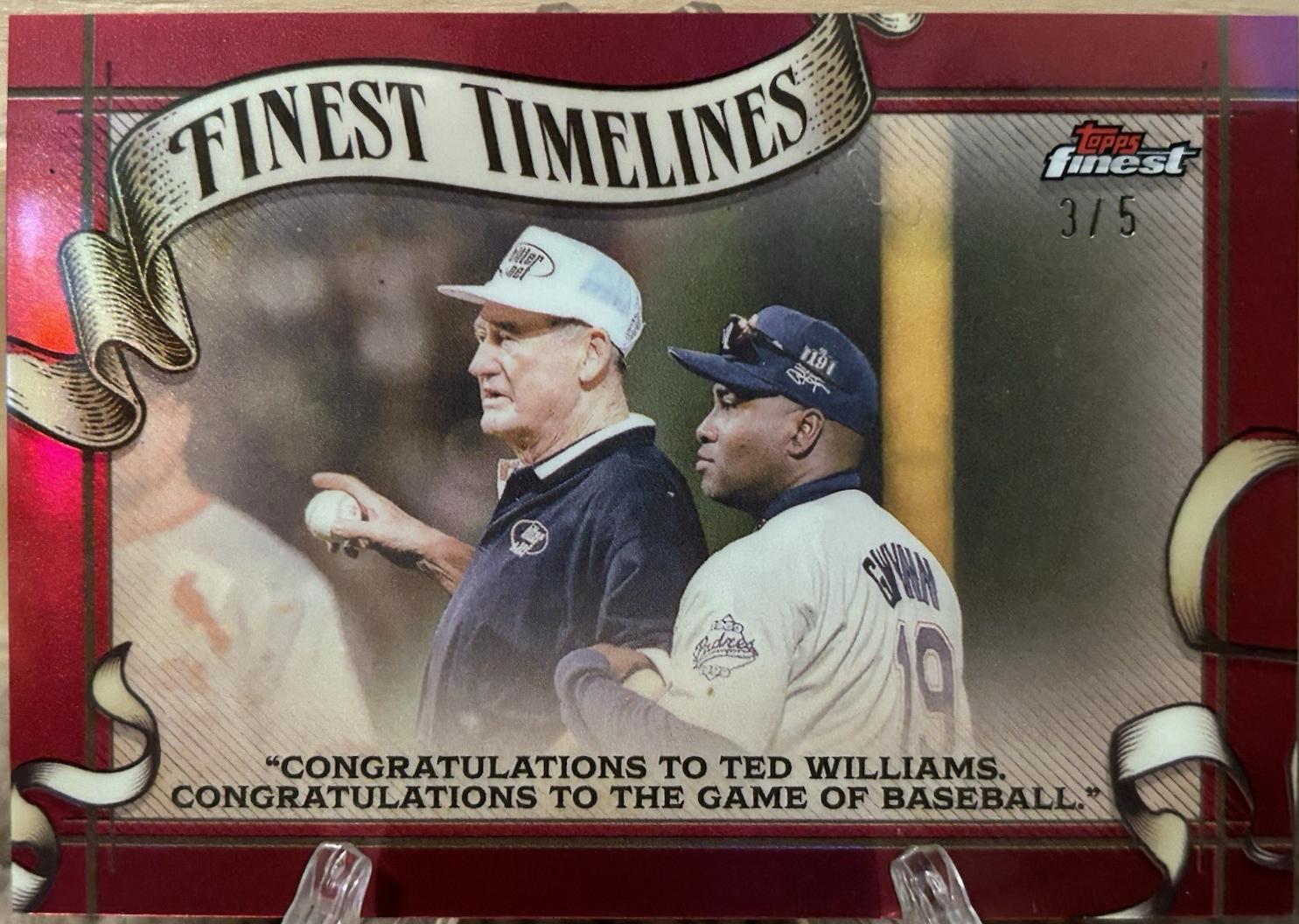 Ted Williams [Red Refractor] #FT-19