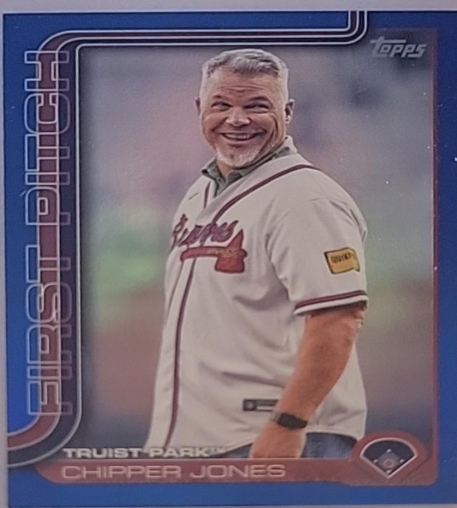 Chipper Jones [Blue] #FP-7