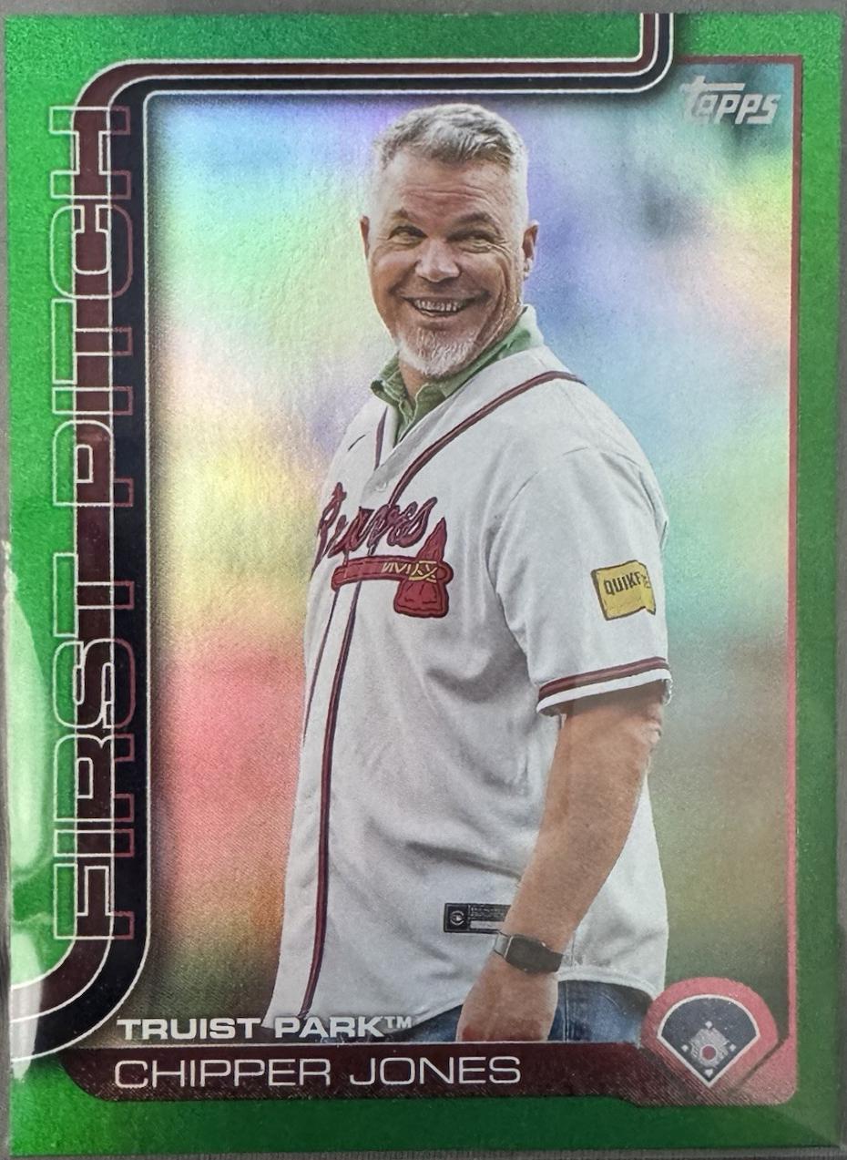 Chipper Jones [Green] #FP-7