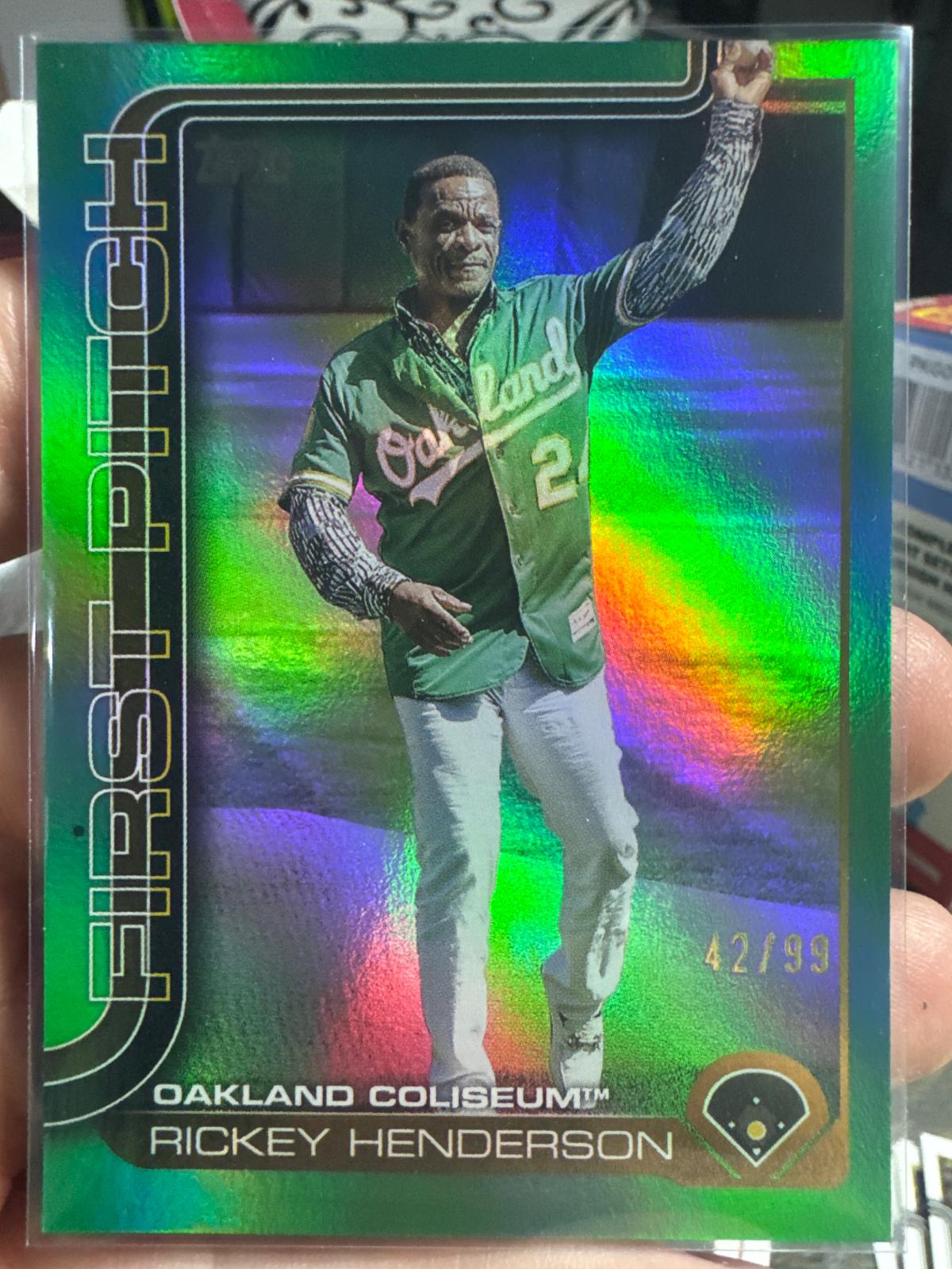 Rickey Henderson [Green Foil] #FP2-3