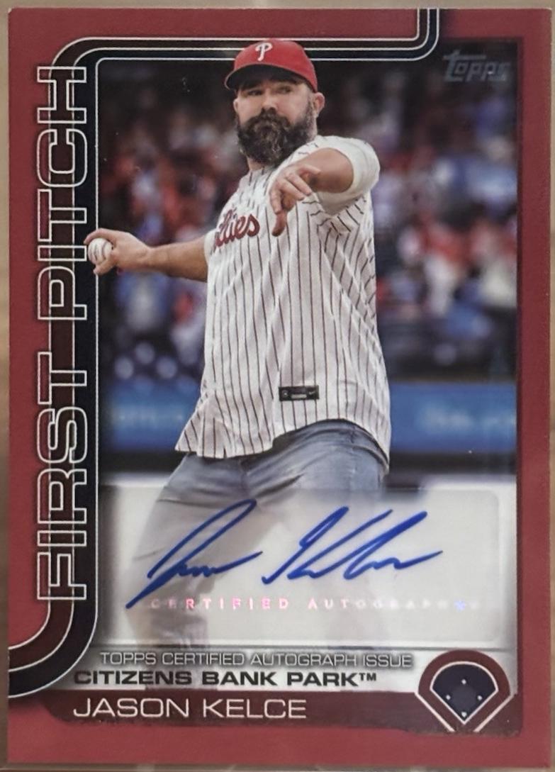 Jason Kelce [Red] #FPA-JK