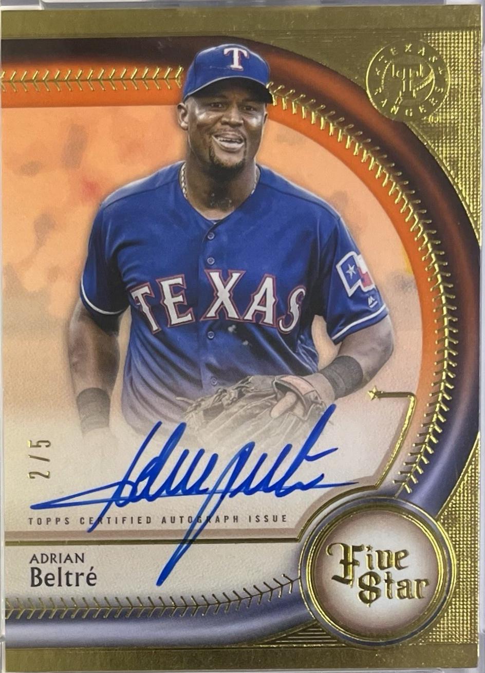 Adrian Beltre [Orange] #FSA-ADB