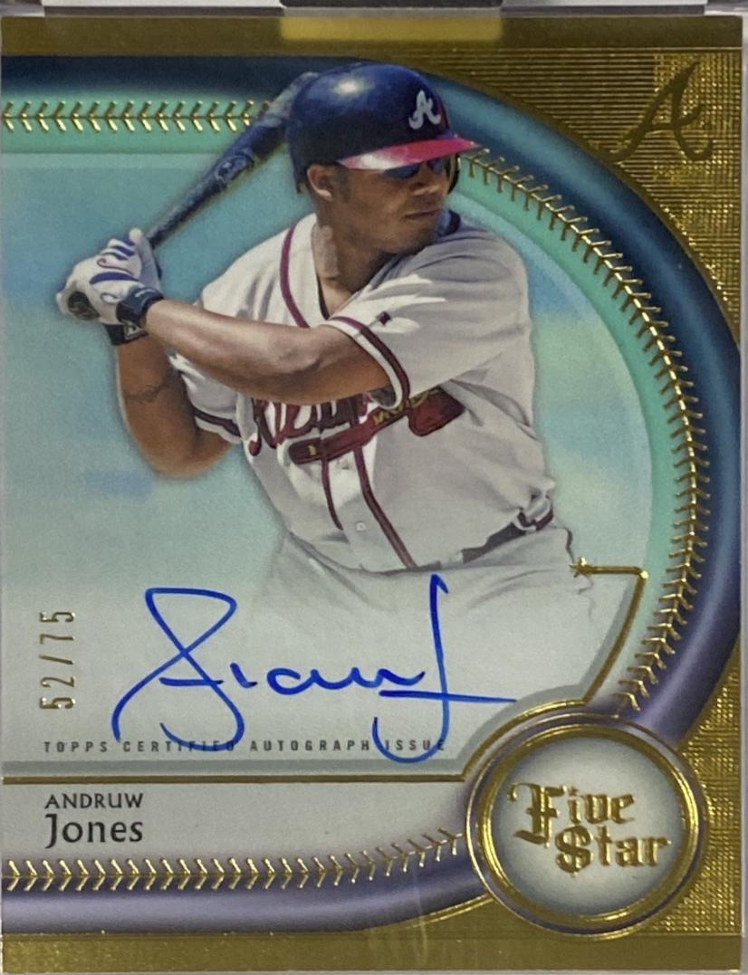 Andruw Jones [Aqua] #FSA-AJO