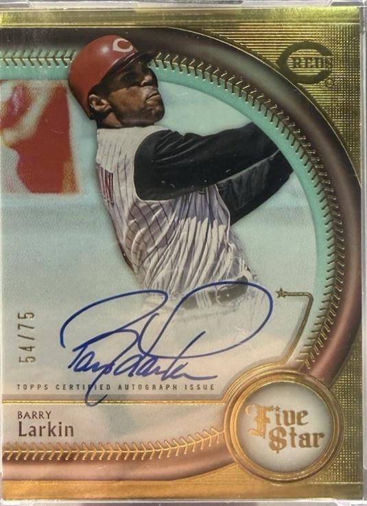 Barry Larkin [Aqua] #FSA-BL
