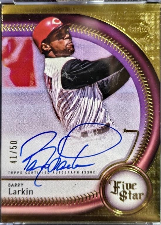 Barry Larkin [Purple] #FSA-BL