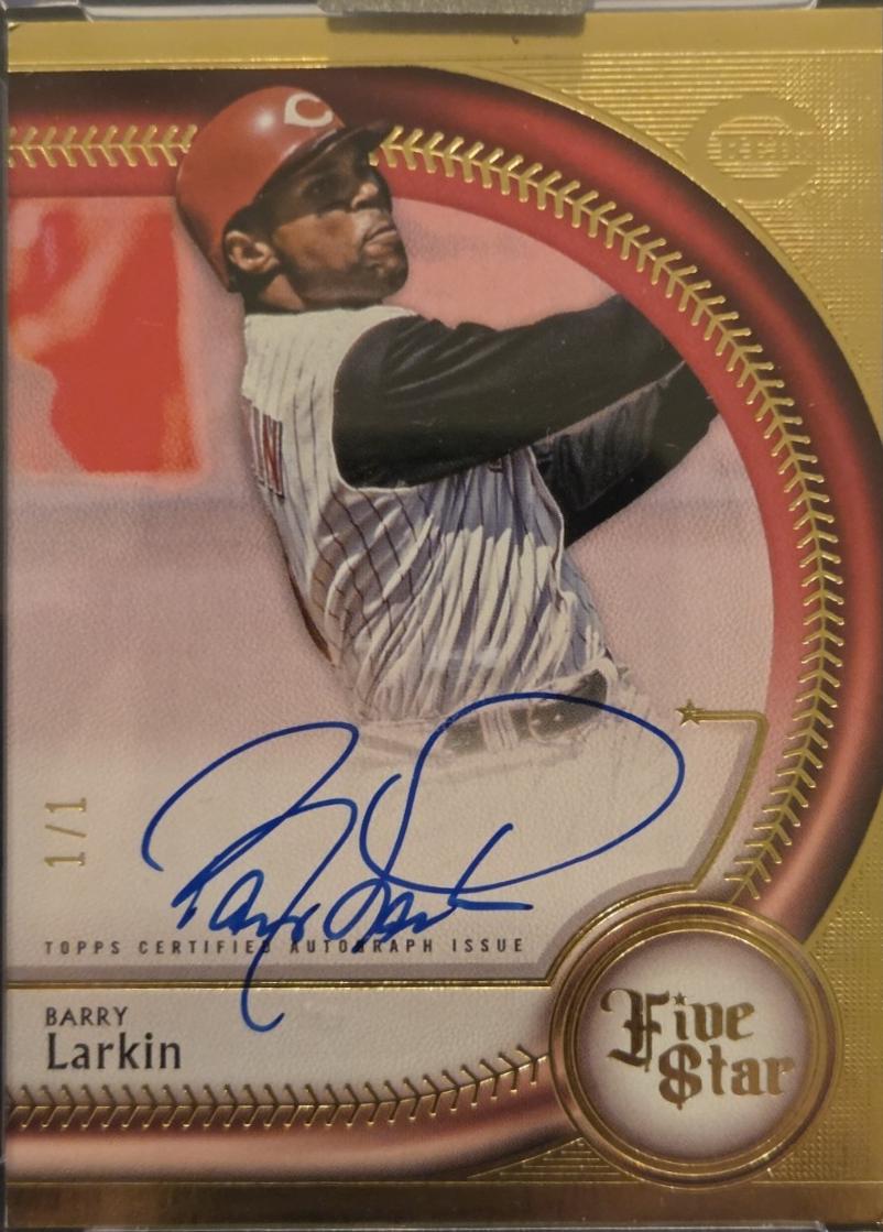 Barry Larkin [Red] #FSA-BL