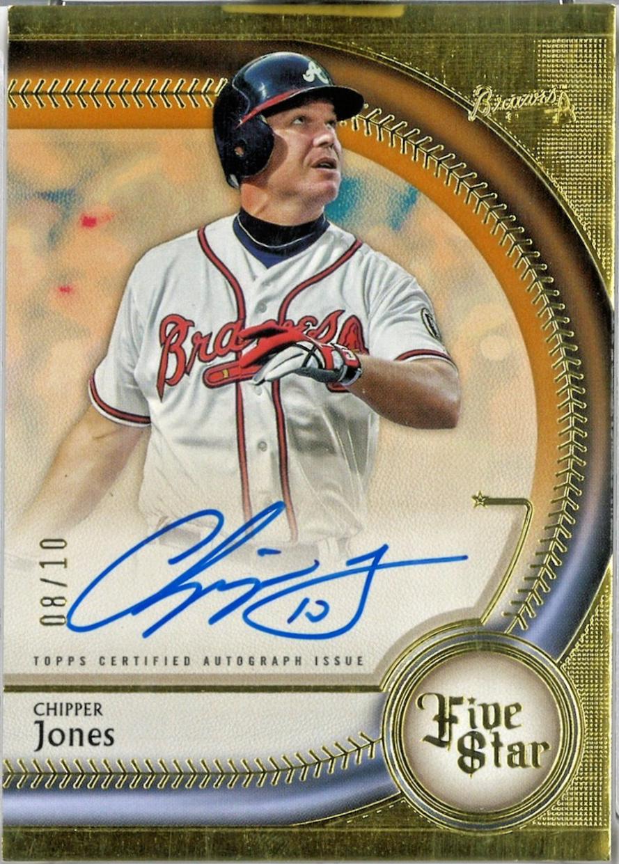 Chipper Jones [Gold] #FSA-CJ