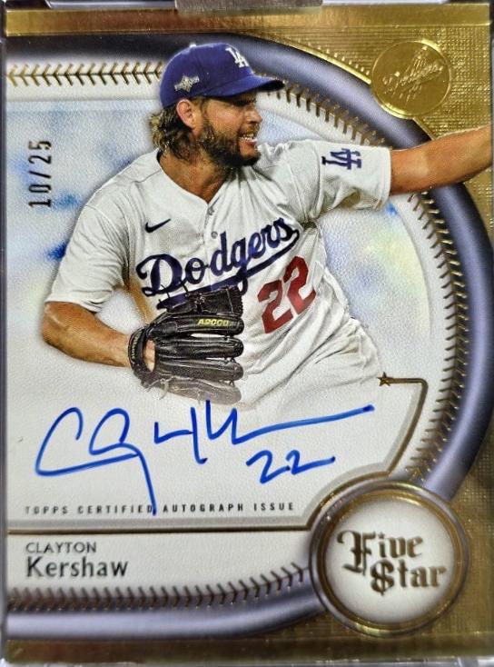 Clayton Kershaw [Blue] #FSA-CK