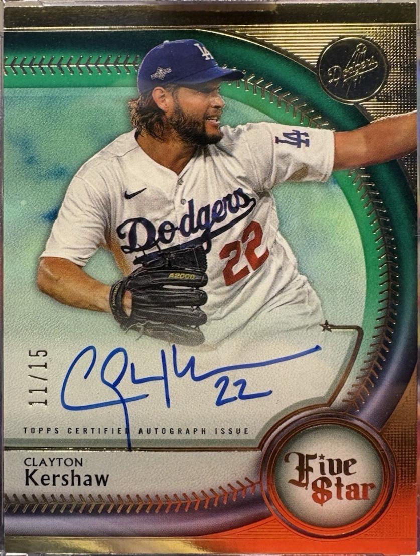 Clayton Kershaw [Green] #FSA-CK