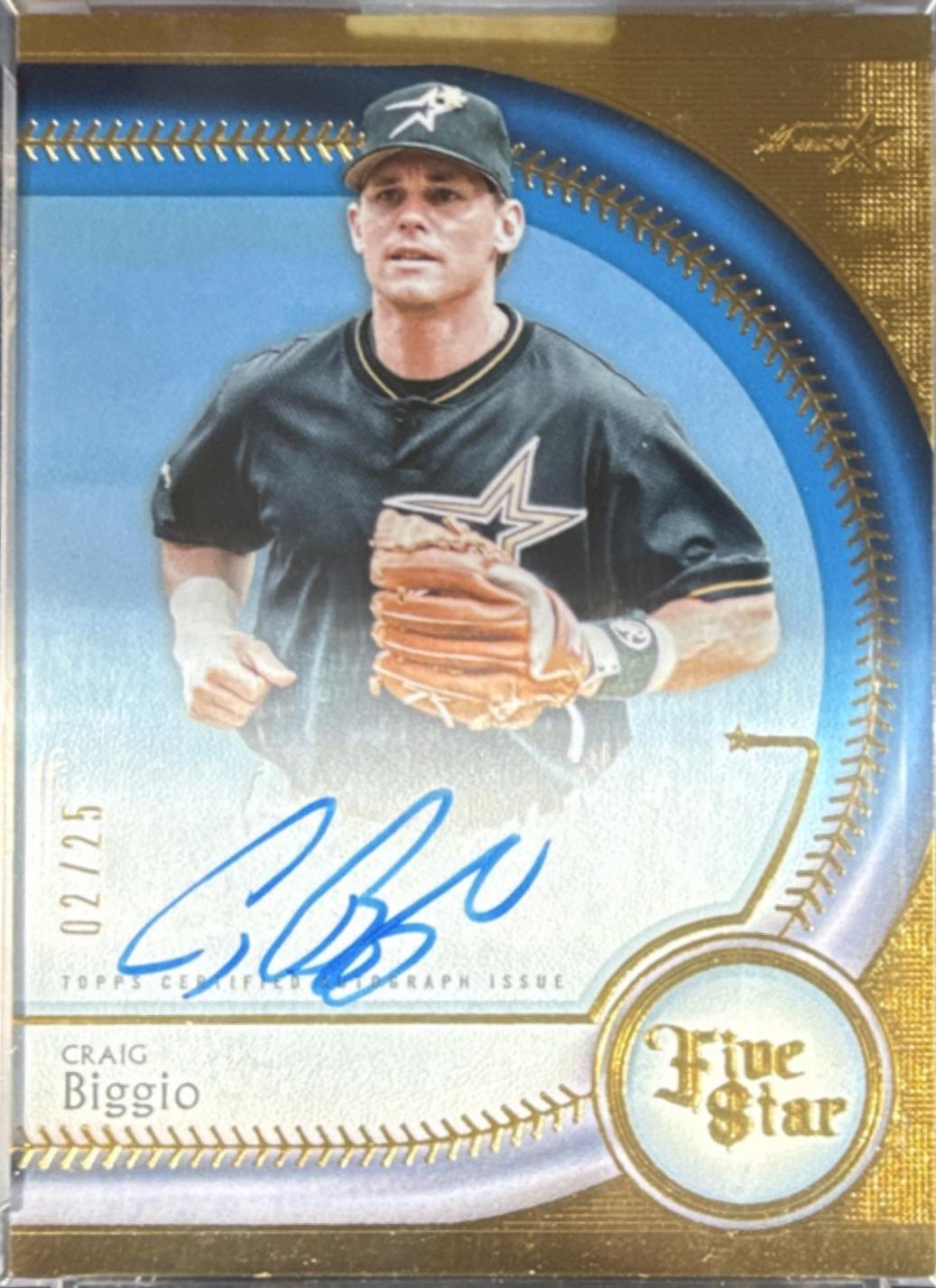 Craig Biggio [Blue] #FSA-CB