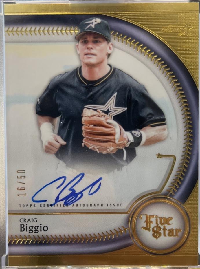 Craig Biggio [Purple] #FSA-CB