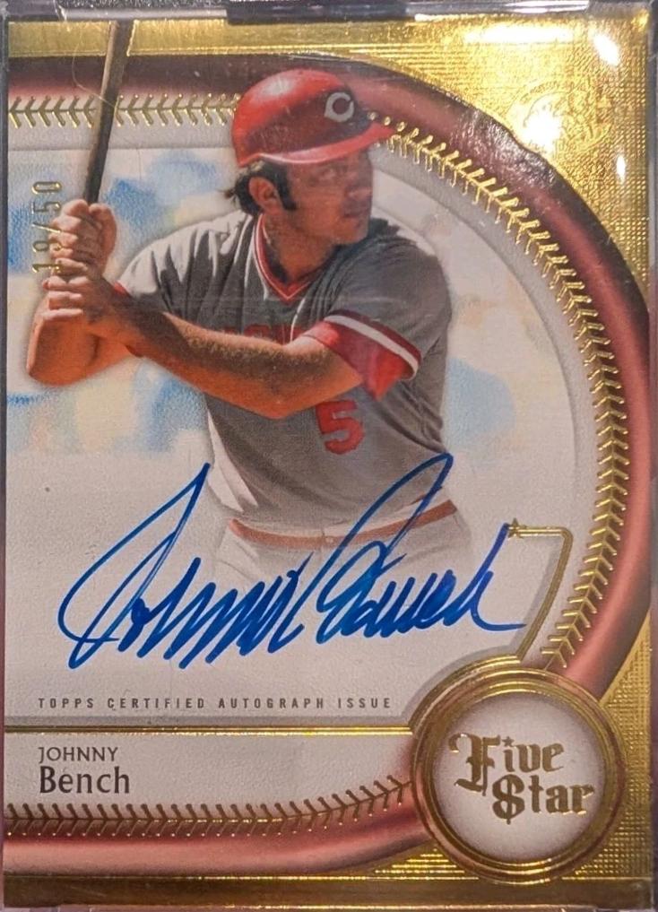 Johnny Bench [Purple] #FSA-JB