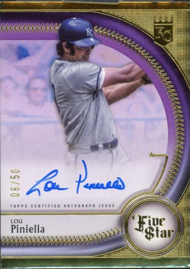 Lou Piniella [Purple] #FSA-LP