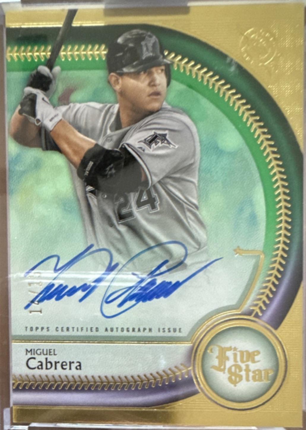 Miguel Cabrera [Green] #FSA-MC