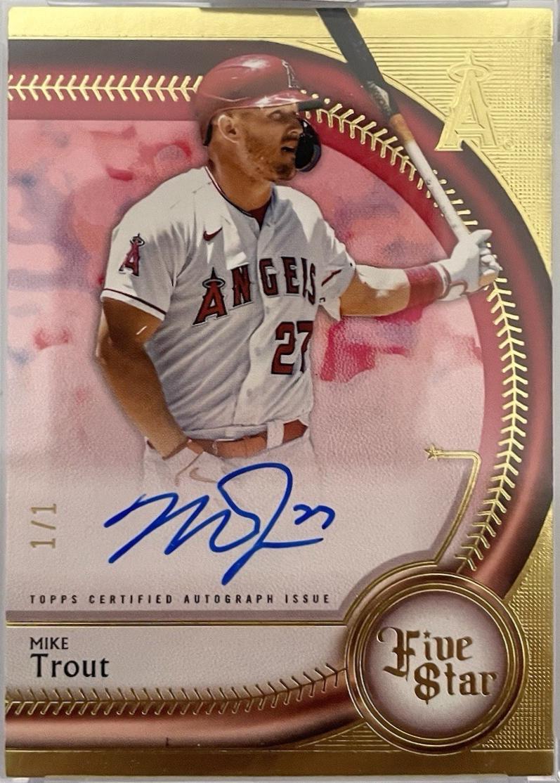 Mike Trout [Red] #FSA-MT