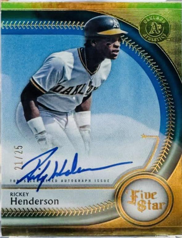 Rickey Henderson [Blue] #FSA-H