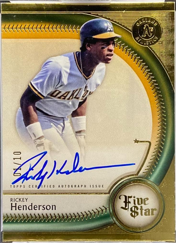 Rickey Henderson [Gold] #FSA-H