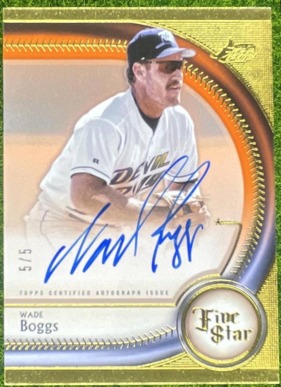 Wade Boggs [Orange] #FSA-WBO