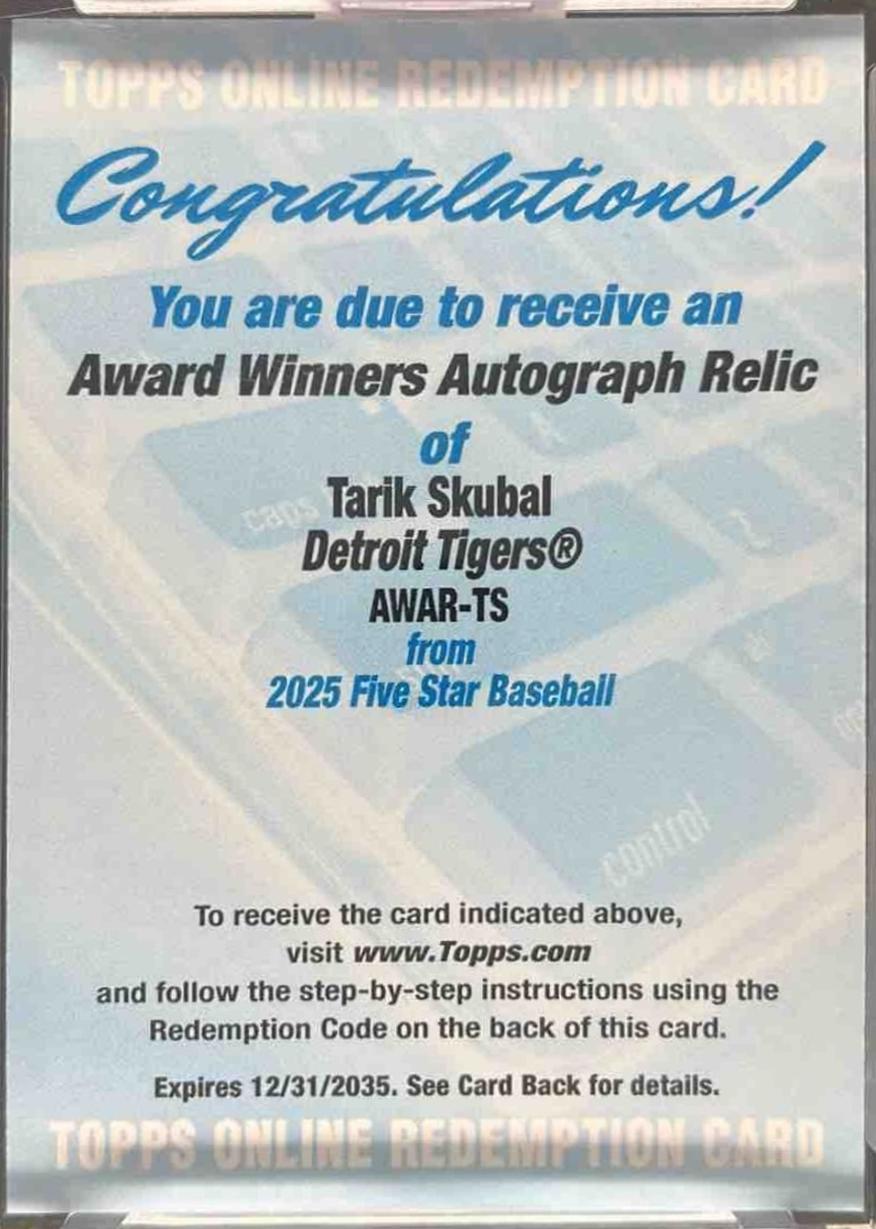 Tarik Skubal #AWAR-TS