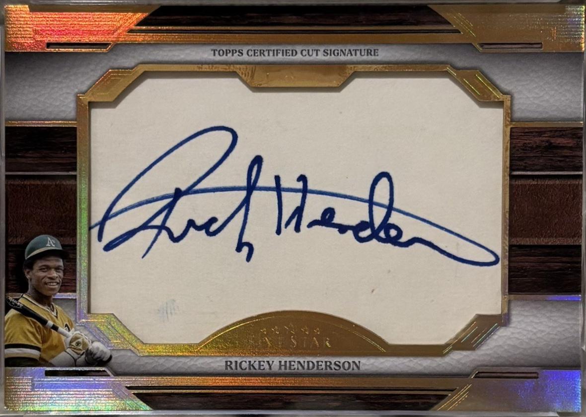 Rickey Henderson #FSCS-RH