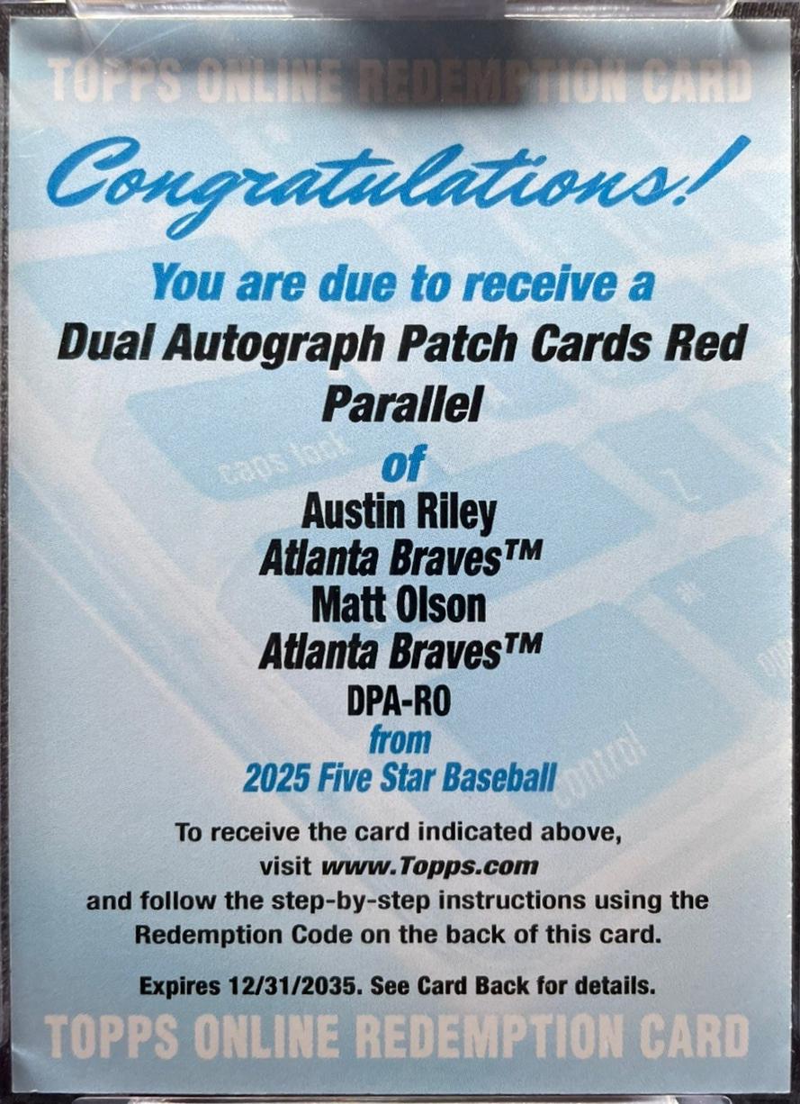 Matt Olson / Austin Riley #DPA-RO