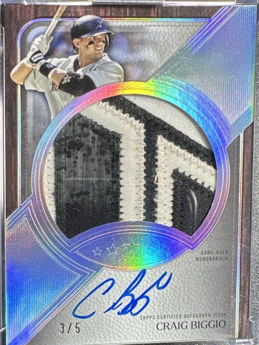 Craig Biggio [Silver Rainbow] #JPA-CB