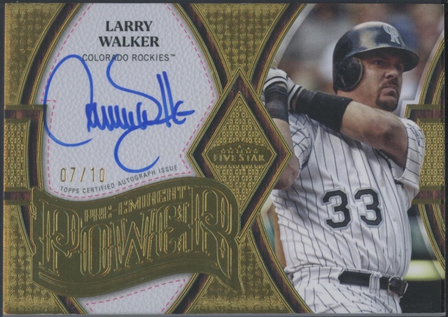 Larry Walker [Gold] #PEP-LW