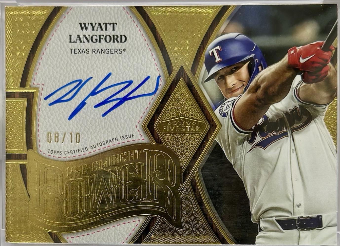 Wyatt Langford [Gold] #PEP-WL