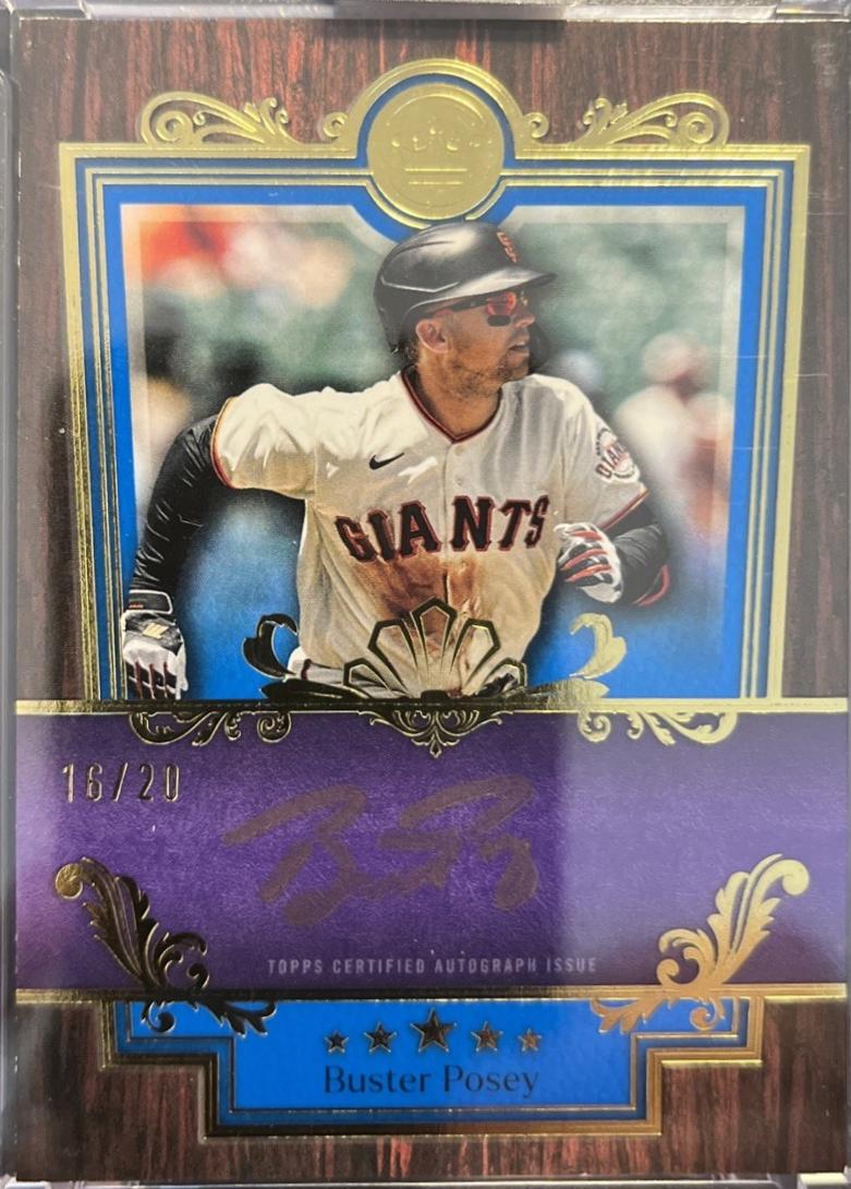Buster Posey [Blue] #BR-BP