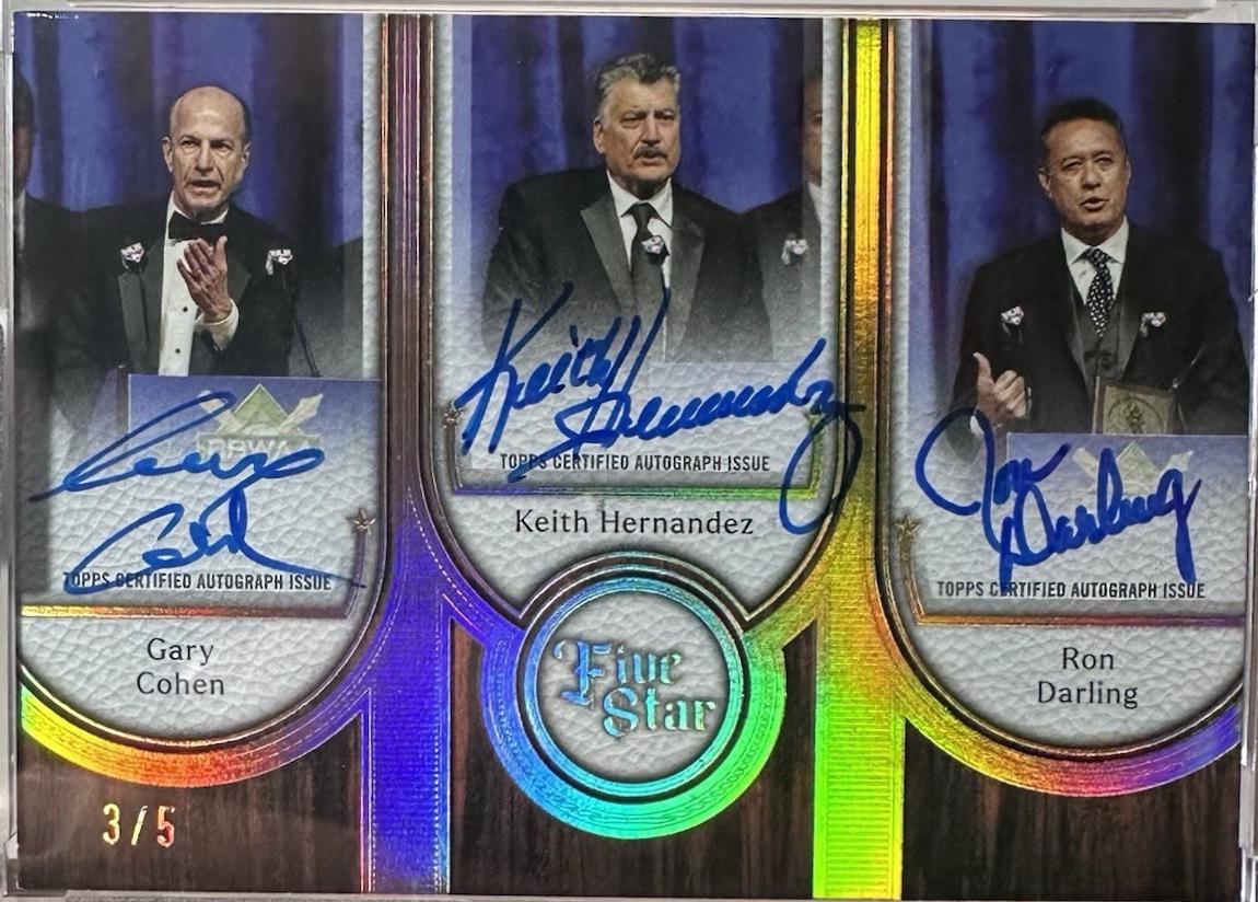 Gary Cohen / Ron Darling / Keith Hernandez #TA-CHD