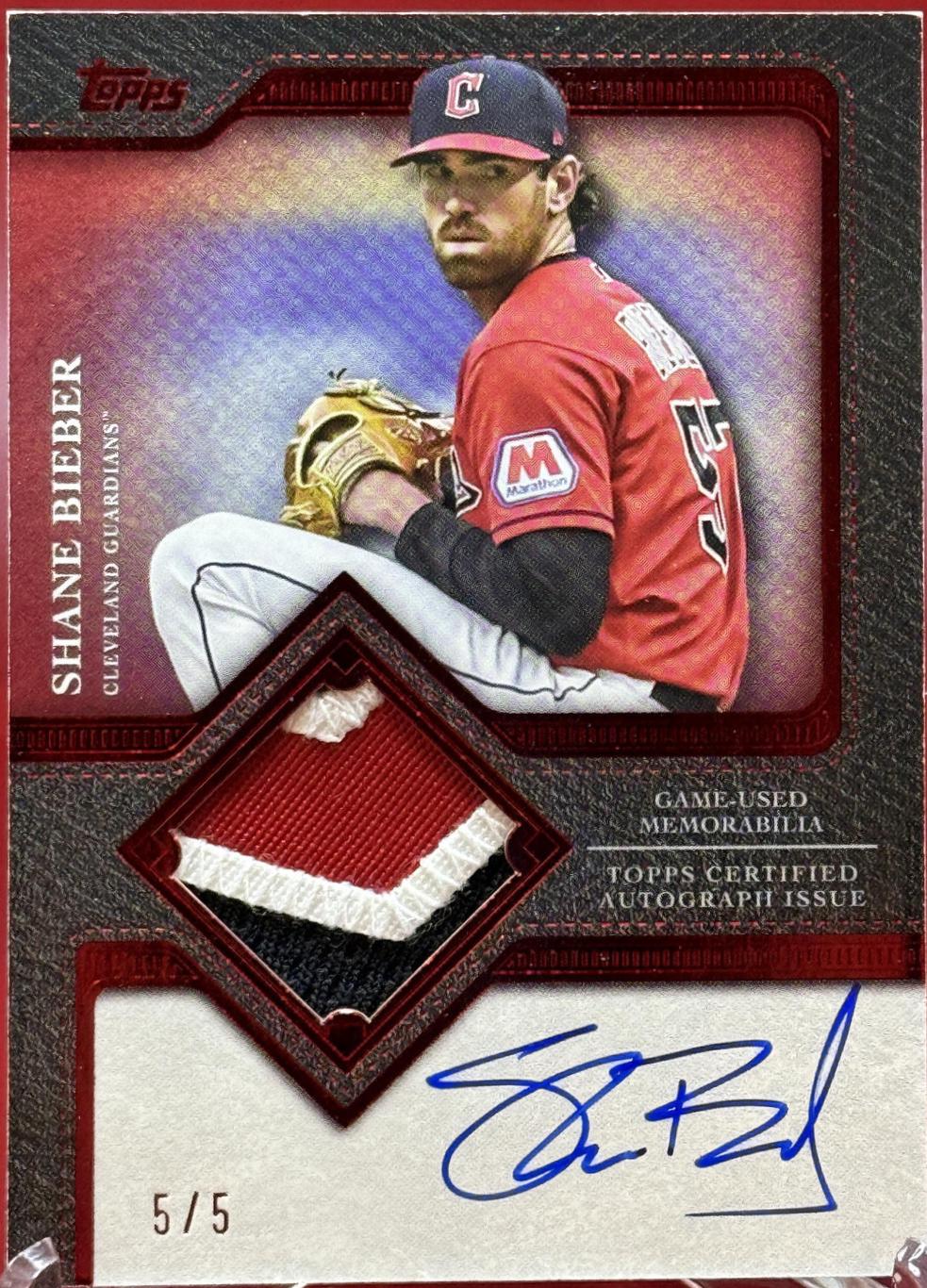Shane Bieber [Red] #TFAP-SB