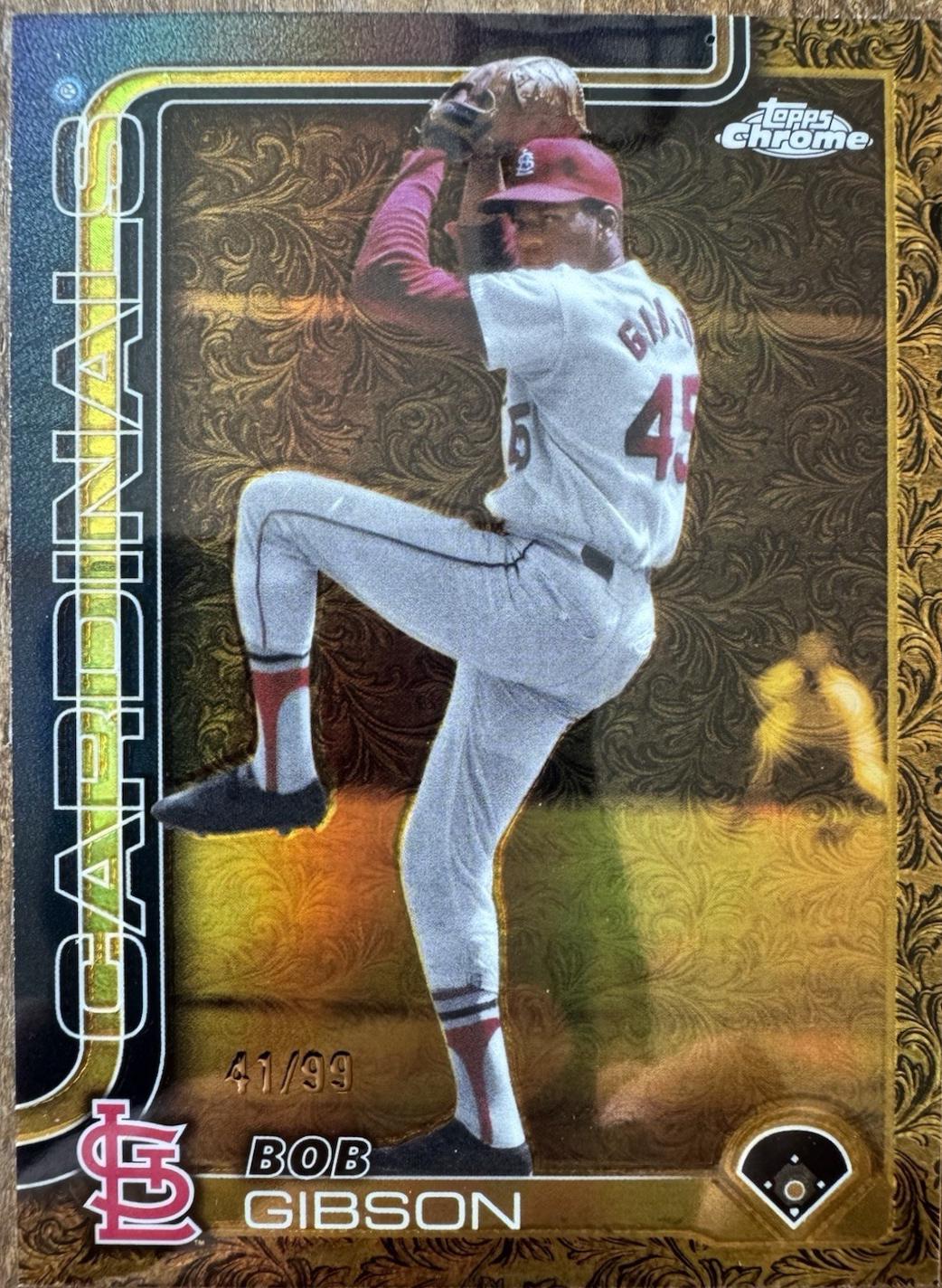 Bob Gibson [Electroblack Gold] #36
