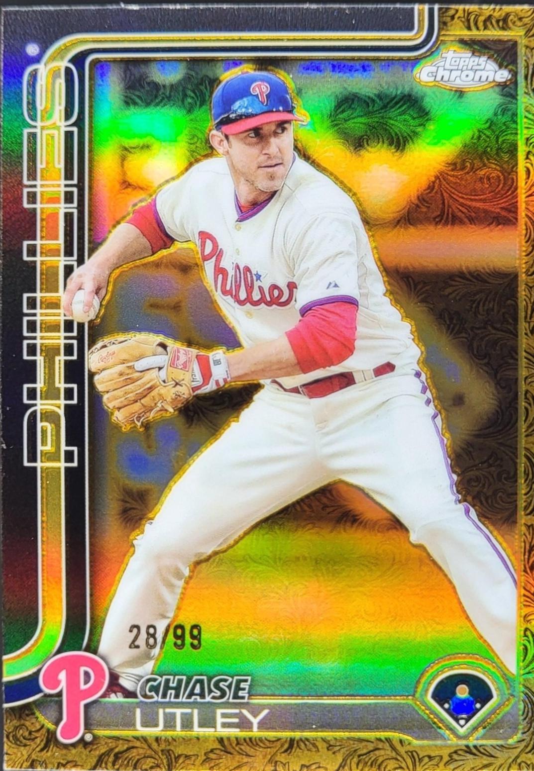 Chase Utley [Electroblack Gold] #69