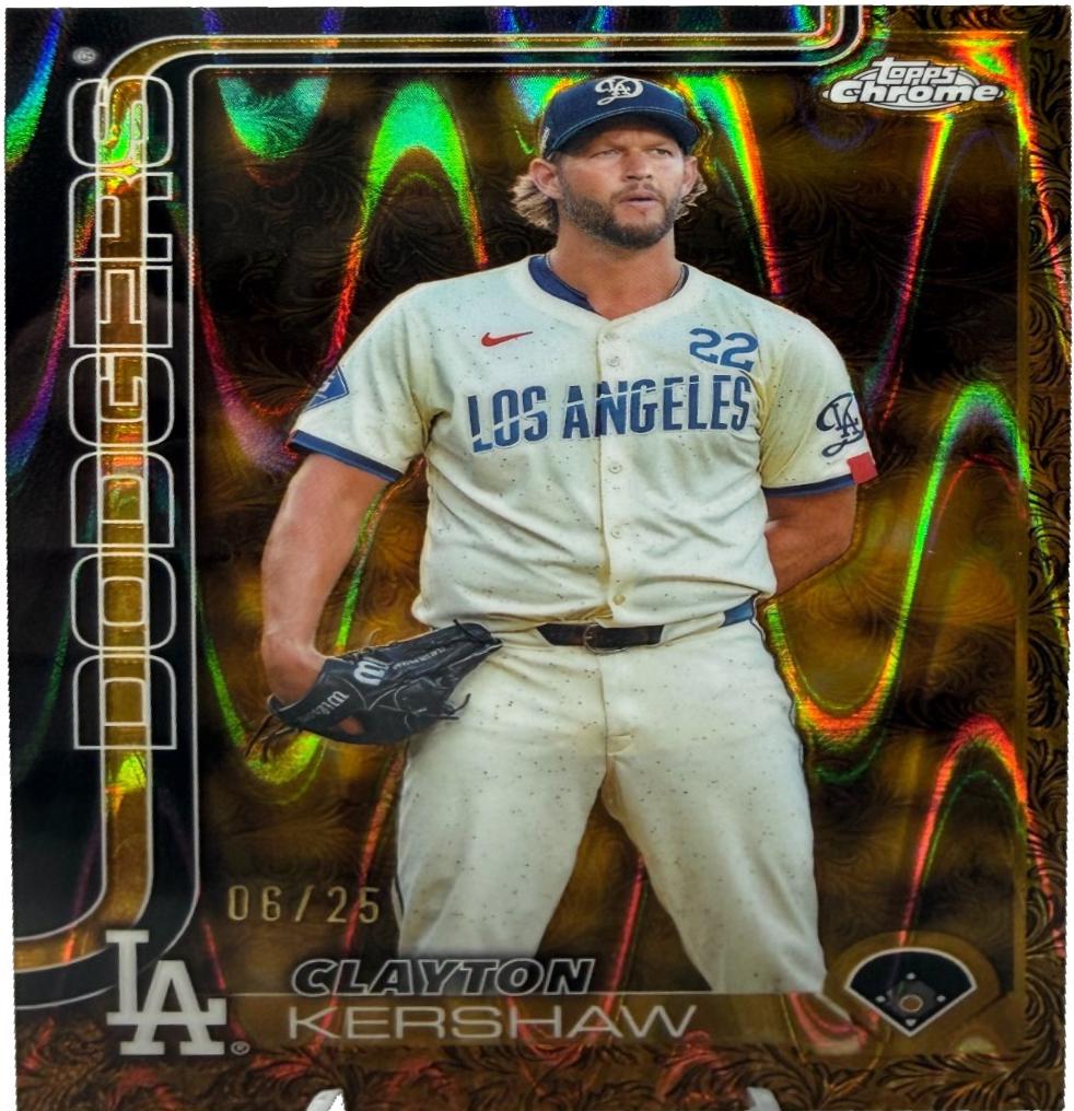 Clayton Kershaw [Gold RayWave] #186