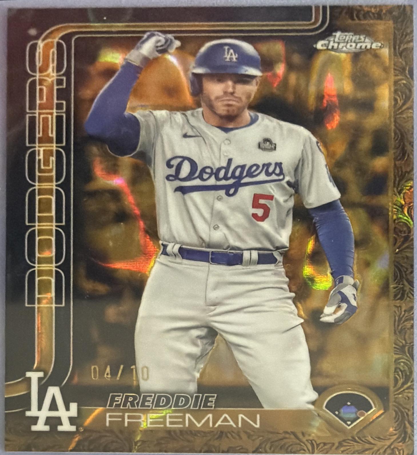 Freddie Freeman [Gold Lava] #25