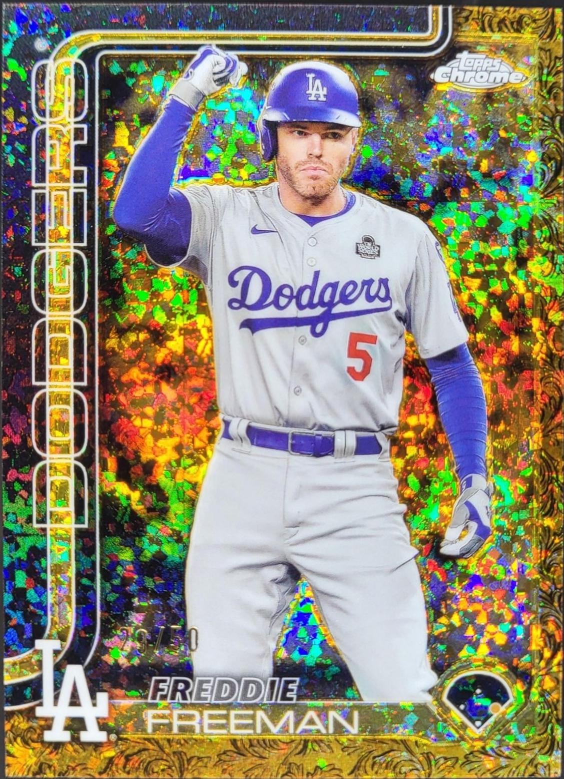 Freddie Freeman [Gold Mini Diamond] #25