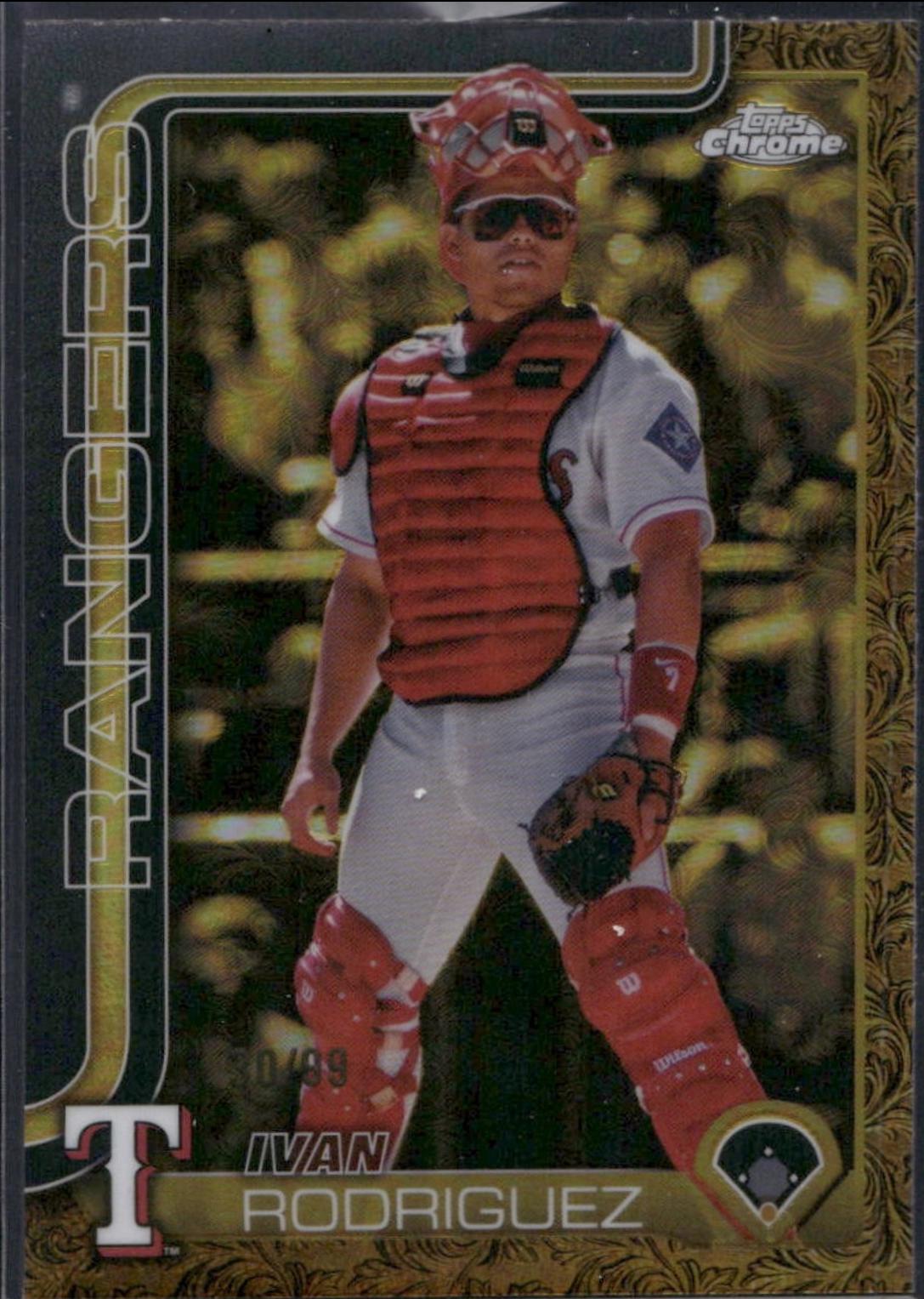 Ivan Rodriguez [Electroblack Gold] #200