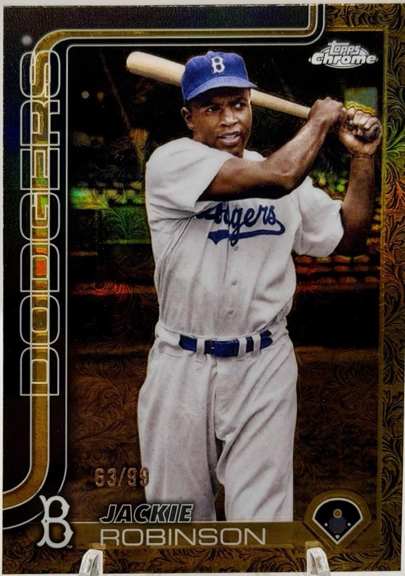 Jackie Robinson [Electroblack Gold] #42