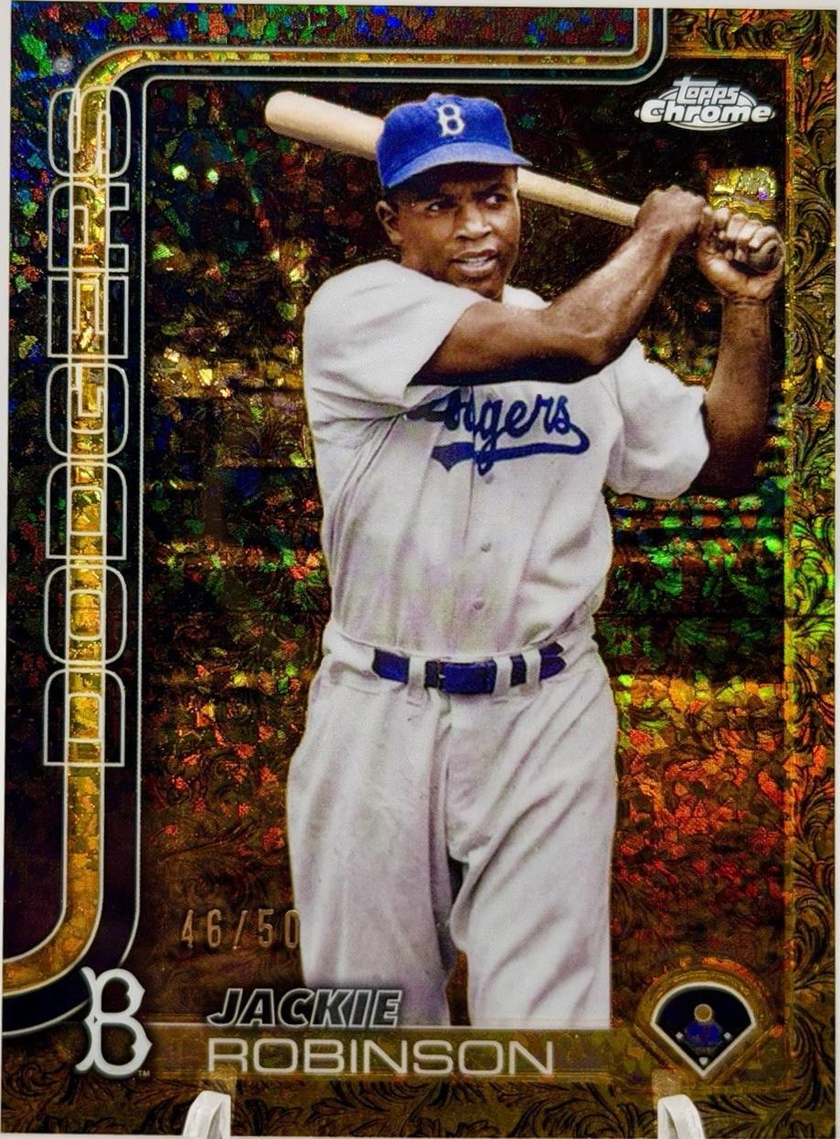 Jackie Robinson [Gold Mini Diamond] #42